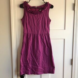 J. Crew Elegant Purple Sleeveless Dress with Pockets Size 2